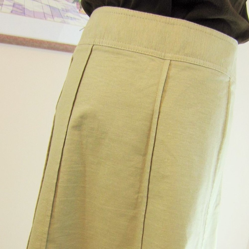 A-Panel Skirt, Tan by George Sz 8 - Picture 9 of 9